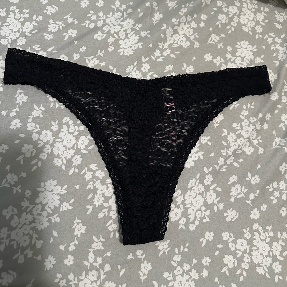 Black thong